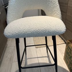 Boucle barstools