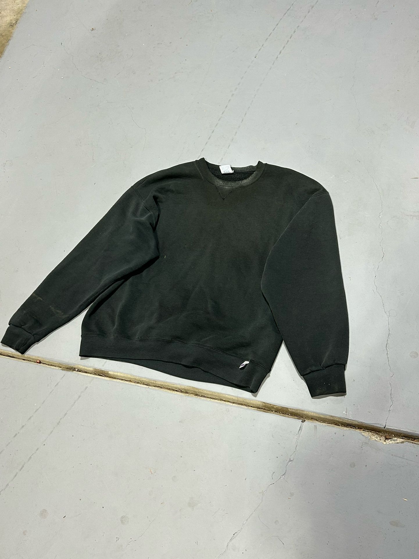 Vintage Black Russel Athletic Crew-Neck