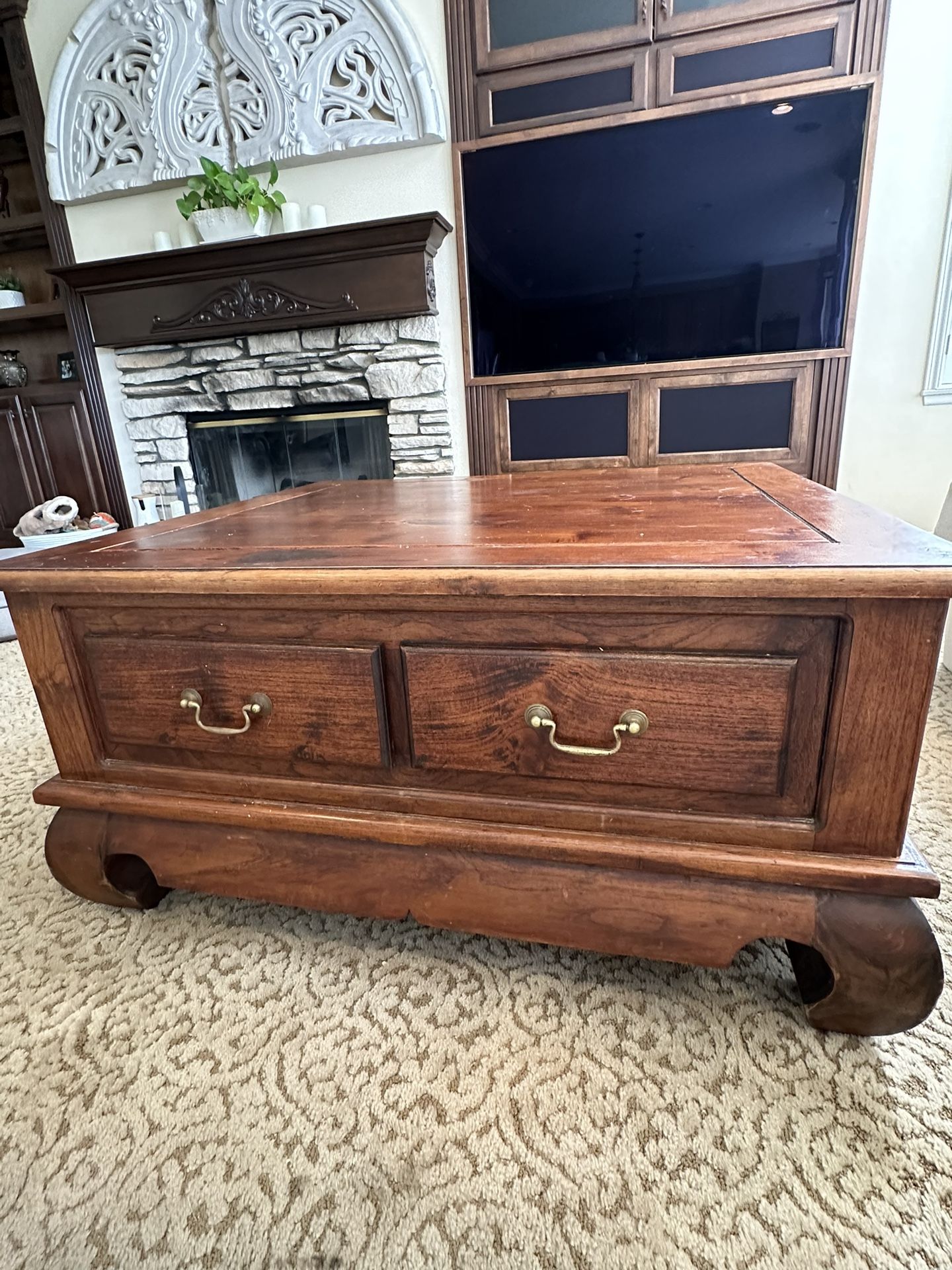 Solid Wood Coffee Table