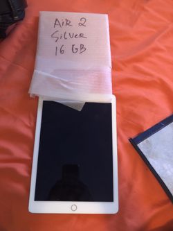 Air 2 silver iPad 16gb like new