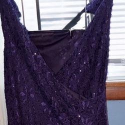 Sleeveless Purple Dress Size 12