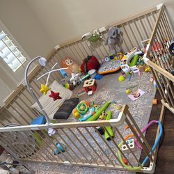 Wooden Baby Playpen 79*71