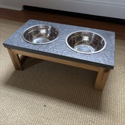 Elevated Double Dog Bowl