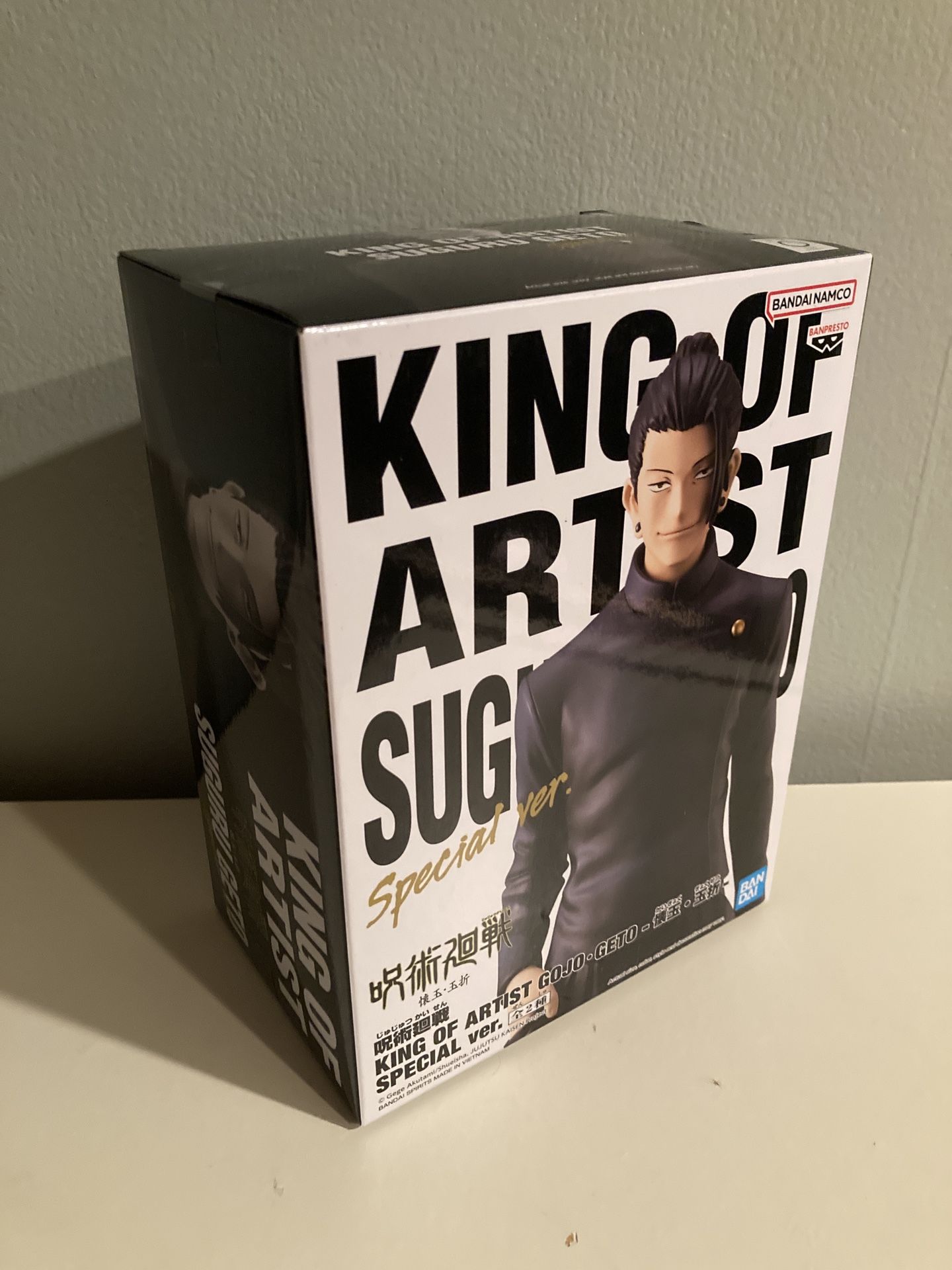 Bandai Namco King Of Artist Jujutsu Kaisen Suguru Geto Special Ver. Anime Figure New