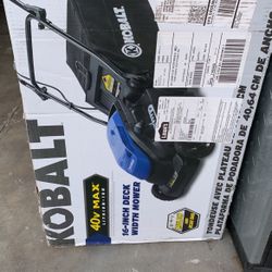 Kobalt 40 V 16 inch deck with mower