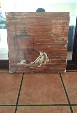 Naked girl wall art