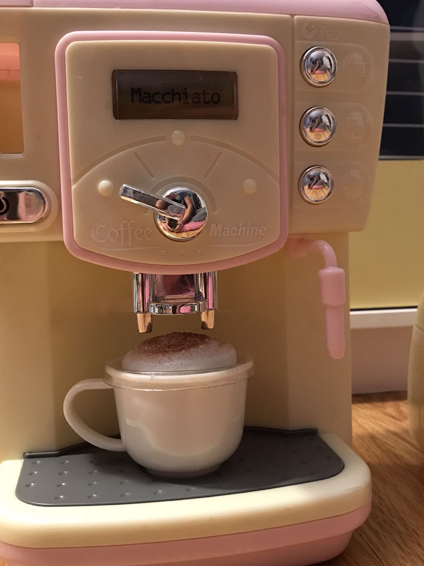 Play Kitchen Coffee Machine, Toaster And Teapot With Sound And Lights