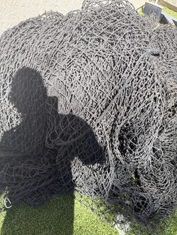 Large Heavy-Duty Black Safety / Sports Netting – Commercial Grade 3mm