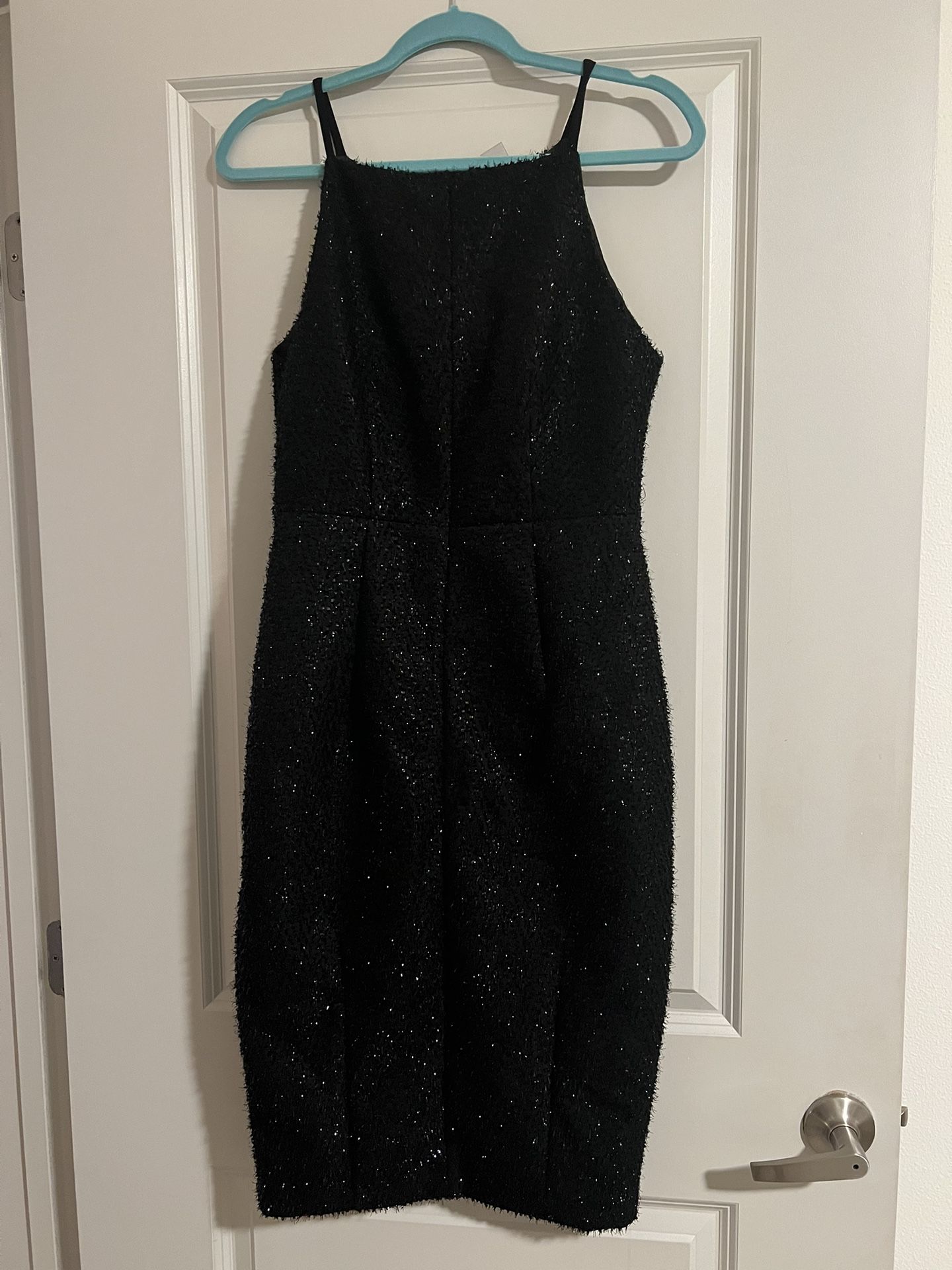 H&M Black Shimmer Cocktail Dress