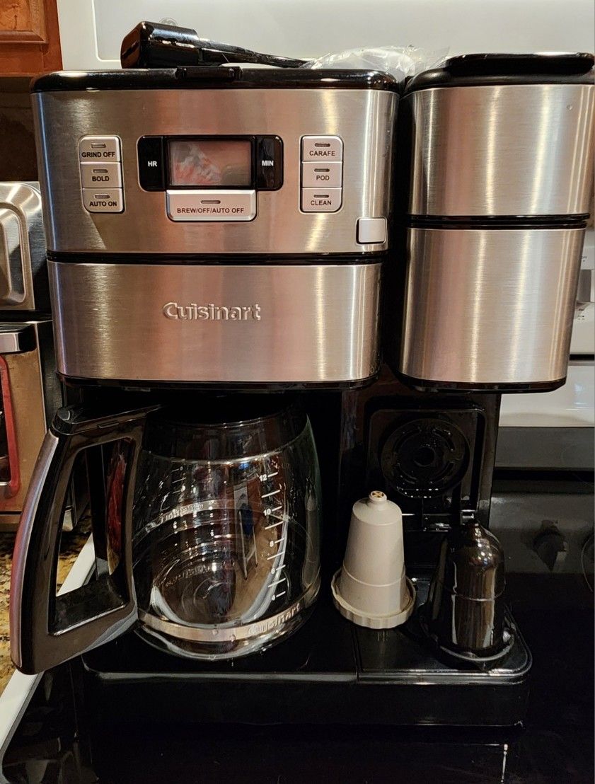 Cuisinart Grind & Brew w/Single-Serve Keurig K-CUP