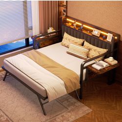 New Trundle Bed With 2 Twin Mattresses