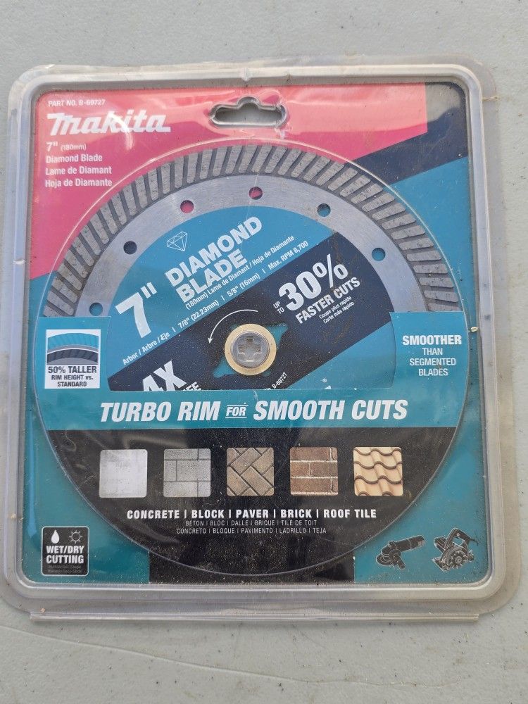 Makita 7" Diamond Blade