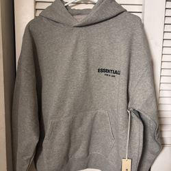 “Dark Oatmeal” Essentials Fear Of God Hoodie