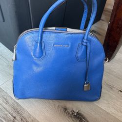Blue Micheal Kors Purse