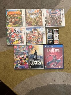 Nintendo Game Bundle – 3DS, DS, Switch & PS4 – 13 Games