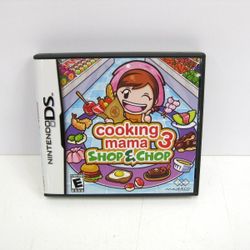 Cooking Mama 3: Shop & Chop Nintendo DS 2009 Video Game CIB