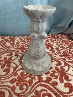 Refurbished Coastal Candlestick
