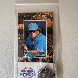 1995 Florida Marlins Rene LachemannPin