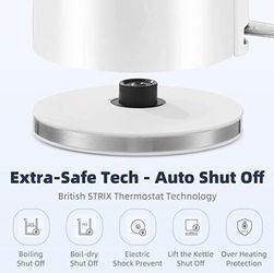Secura 1.8 Quart Stainless Steel Electric Water Kettle Double Wall Cool  Touch Exterior (Red) for Sale in Los Angeles, CA - OfferUp