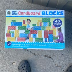 Cardboard Blocks Toddler Fort Baby Boy Girl 
