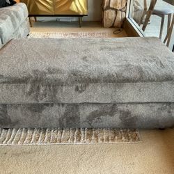 Grey Ottoman
