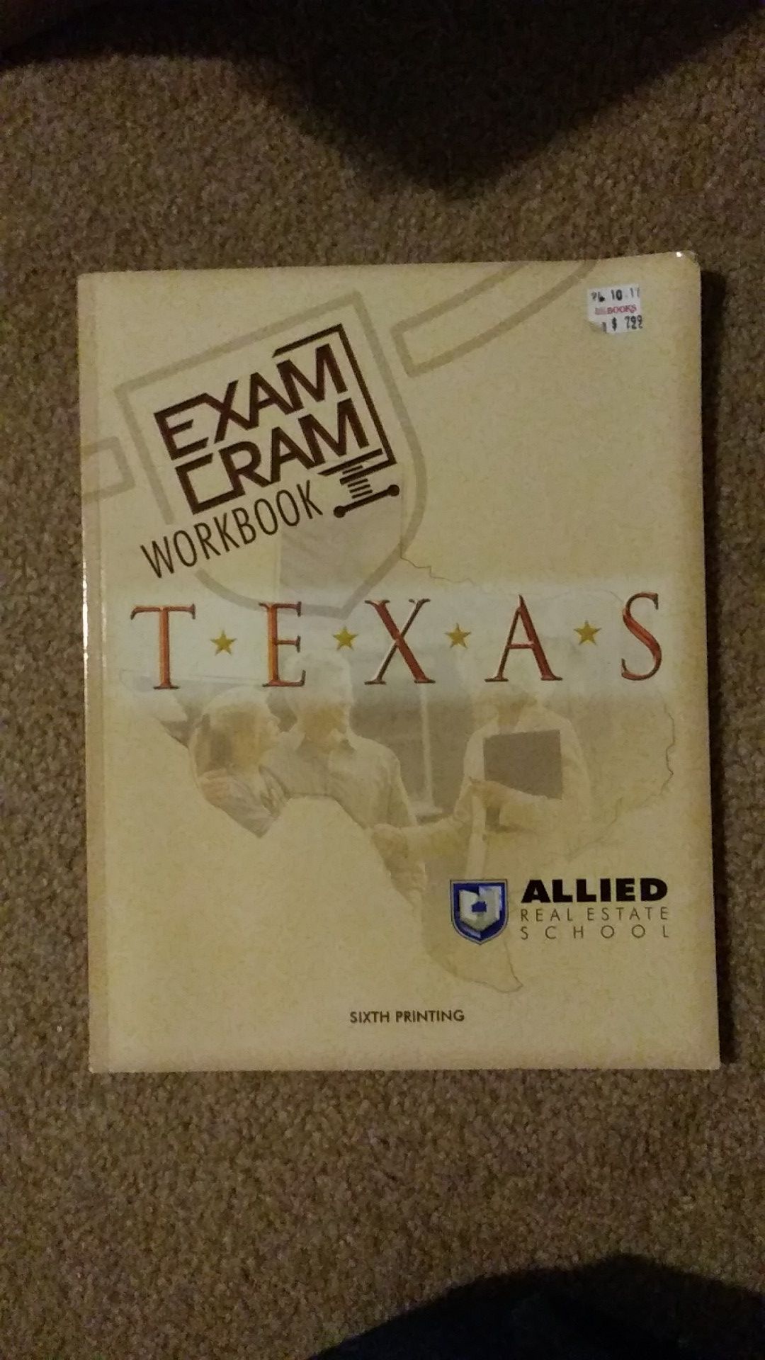 Allied. Texas Real Estate Exam Prep book, 2016 edition