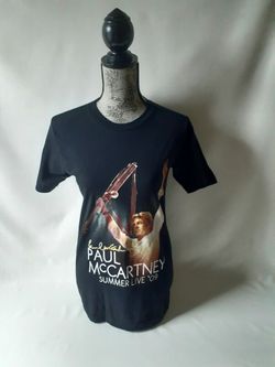 Paul McCartney summer Live 09 Boston Mass women's top size S