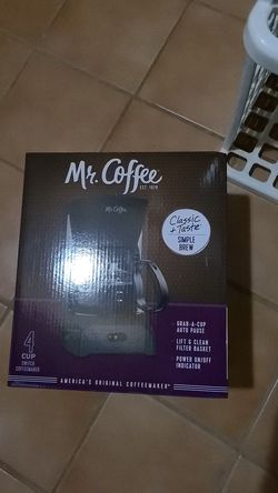 Mr coffee 4 cup