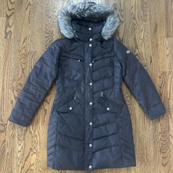 Size Small Michael Kors Dark Grey with Silver Hardware Women’s Coat