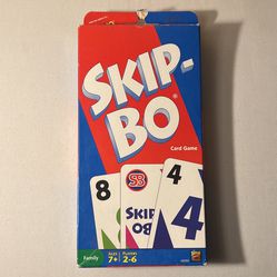 Mattel Skip-Bo Card Game. Used. Complete Set.
