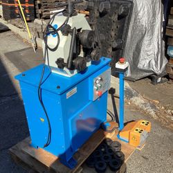 1.5 HP Metal Ring Roller Bender 1-1/4" Pinch Roll Machine for Steel & Square Tub