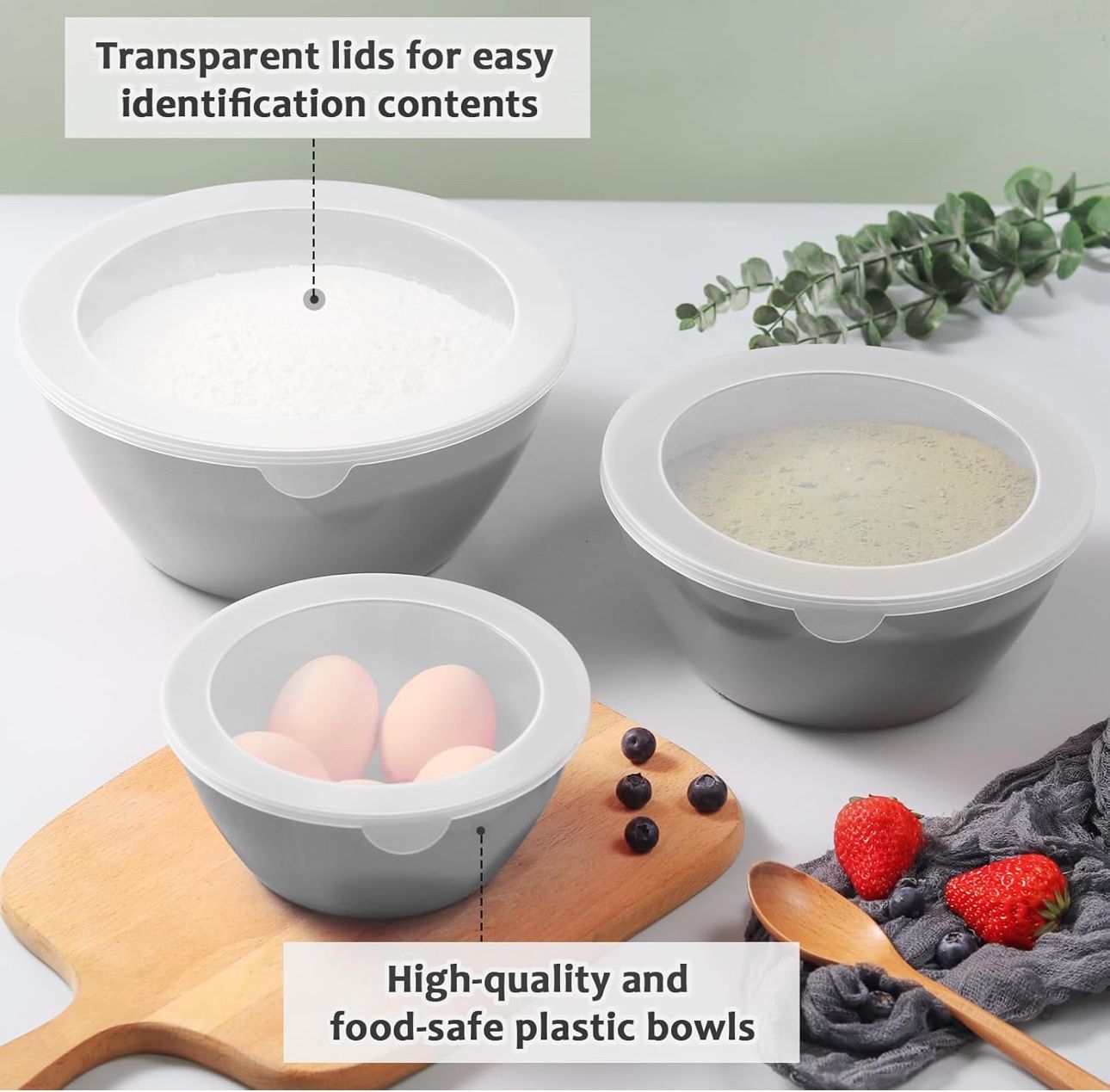 Set Of Three Salad Bowl $8