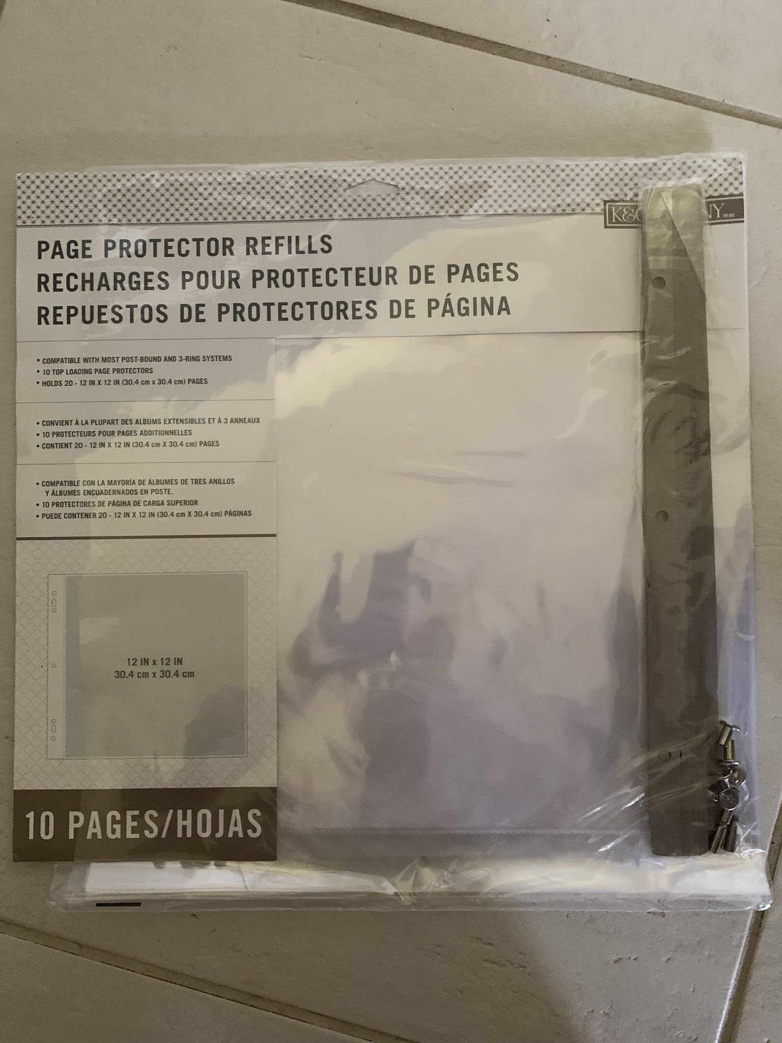 Scrapbook Album Page Refills