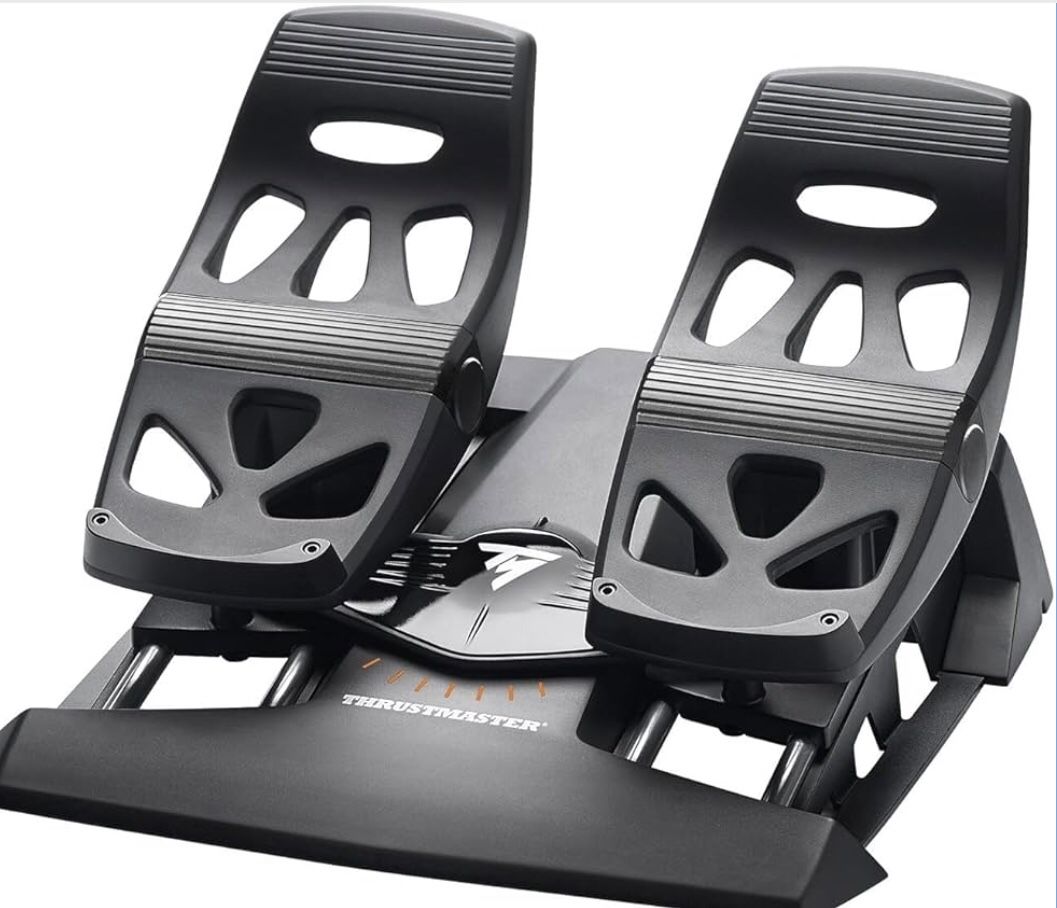 Thrustmaster TFRP Flight Rudder Pedals – Realistic Aviation Control for Flight Simulators (Compatible with PC, Xbox One, and PlayStation 5)  The NIB T
