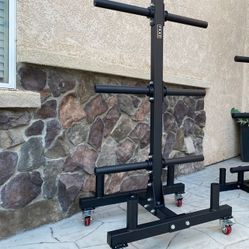 NEW Weight Tree On Wheels Commercial Grade