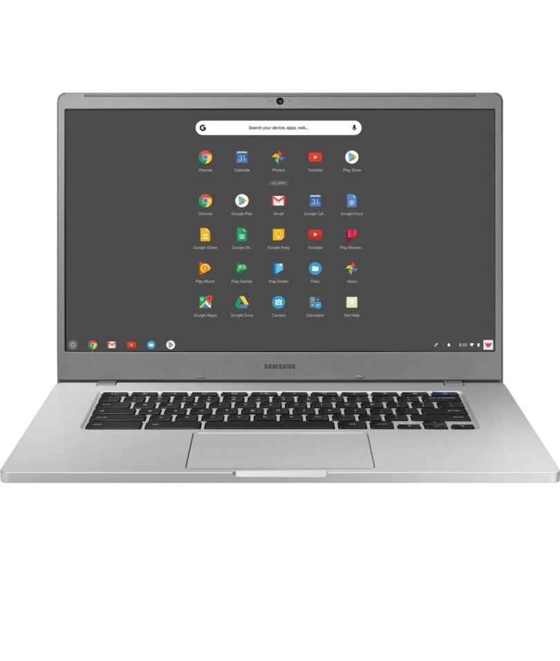 ✅Samsung - 15.6" 🔥🔥Chromebook - Intel Celeron - 4GB Memory - 128GB eMMC Flash Memory - Platinum Titan🔥🔥