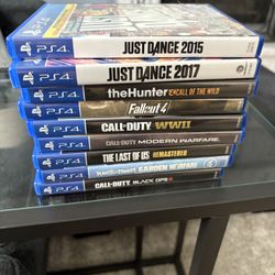 Various PS4 Video Games