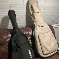 Yamaha Acoustic (not Electric)  And Dean Electric Bass 
