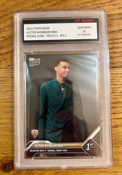 Victor Wembanyama Topps Now Rookie Card