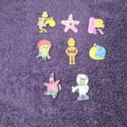 SpongeBob Croc Charms Each Picture $8
