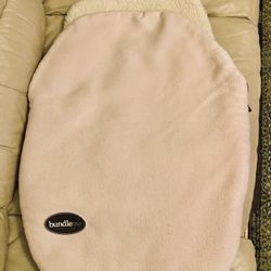 JJ Cole Bundle Me Pink Fleece Infant Car Seat Stroller Blanket Cover Bunting 
