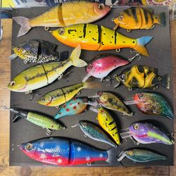 Assorted Custom Painted Baits