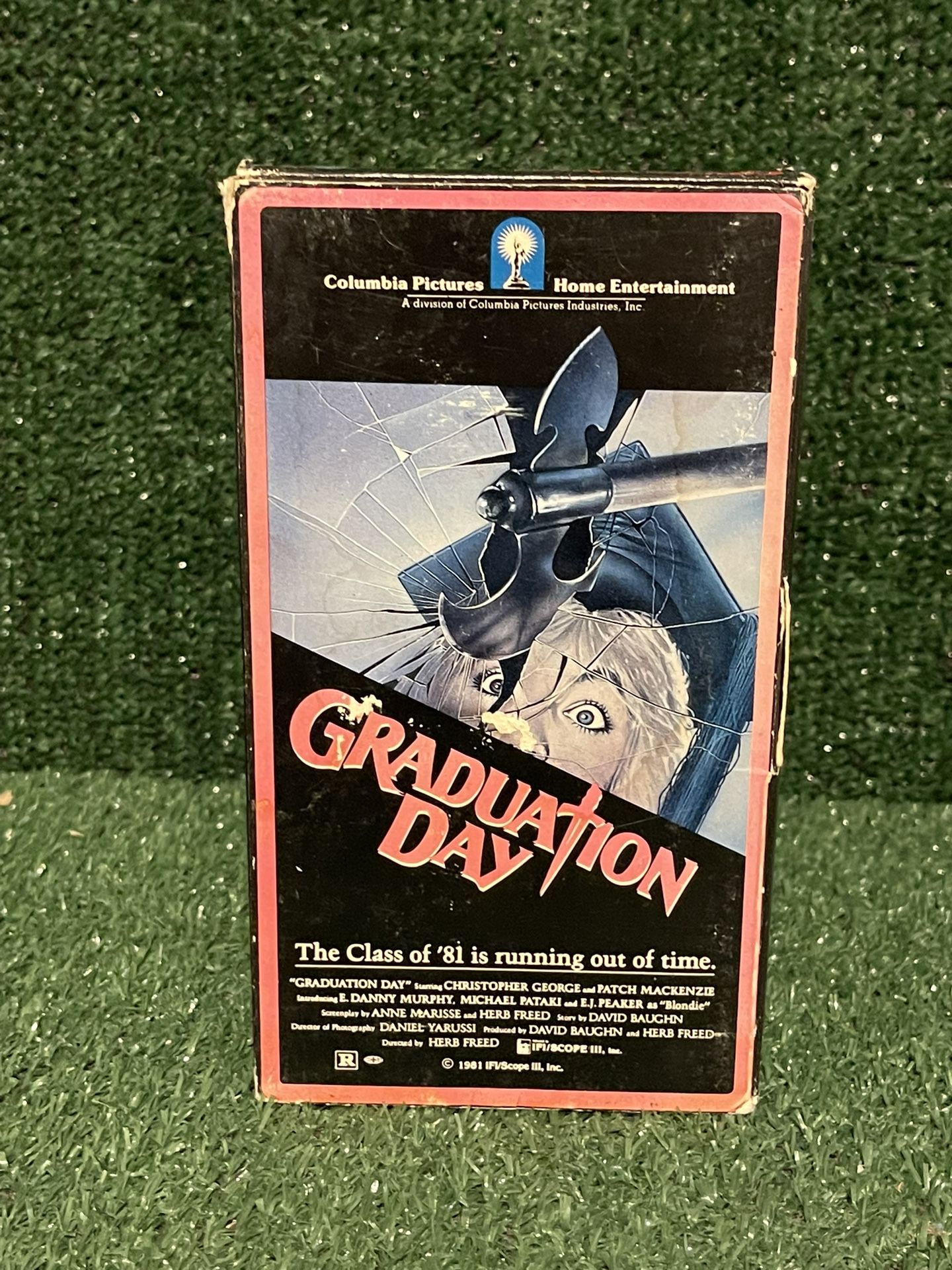 Graduation Day (vhs 1983) 80’s Horror Rare Side Loader.