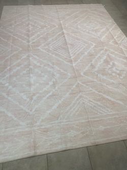 Pink 9x12 washable area rug