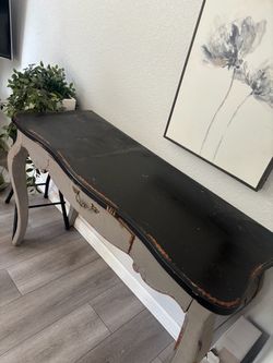 Distressed side table