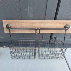 Industrial Wire Hanging Baskets