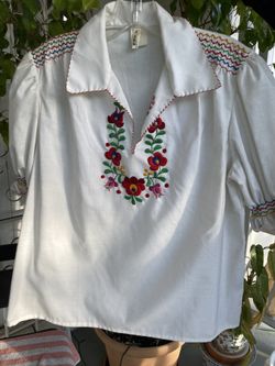 Hungarian Embroidered Blouse