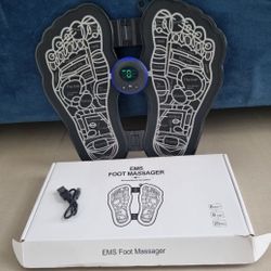 EMS Foot Massager for Muscle Pain Relief through Electric Stimulation