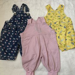 3 Pc 3-6M Toddler’s Girl Jumper