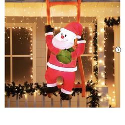 New Joiedomi 6 FT Climbing Santa Inflatable Decoration